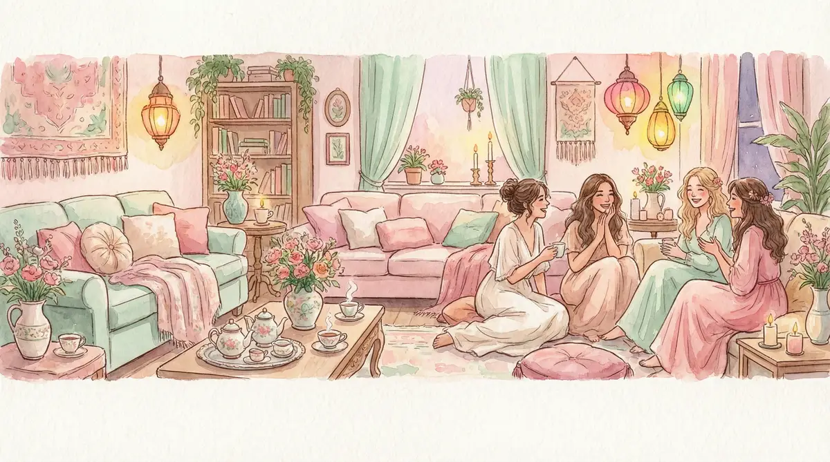 女性向 女性话题 - 温馨聚会场景